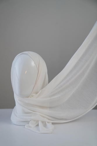 حجاب قماش شاش مخيط