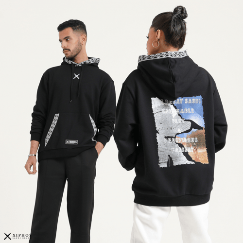 Black hoodie