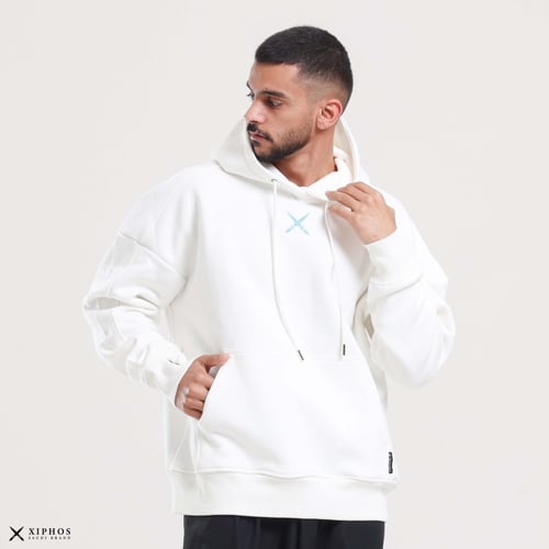 White hoodie