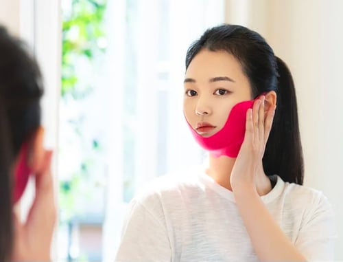 ماسك تحديد خط الفك وشد منطقة الذقن( 5 حبات)