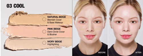 كونسيلر بالت تغطية احترافية (6 درجات) TFIT