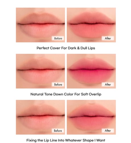 محدد شفاة بألوان طبيعية -٦ درجاتrom&nd