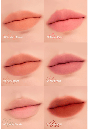 محدد شفاة بألوان طبيعية -٦ درجاتrom&nd