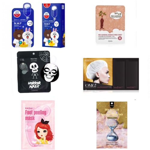 بوكس 6 ماسكات متنوعة