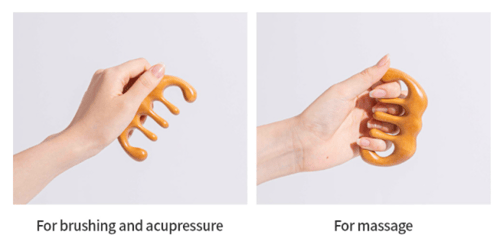 أداة تدليك فروة الرأس والجهاز اللمفاوي والجسم من خ...