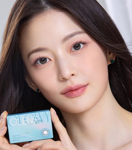 عدسات رمادي لامع Ash gray- (Clear Winter أو Cool W...