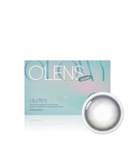 عدسات رمادي لامع Ash gray- (Clear Winter أو Cool W...