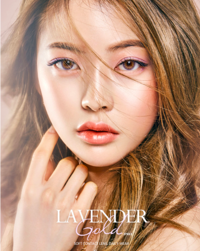 عدسات لون لافندر ذهبي - O lens-Warm Spring أو Clea...