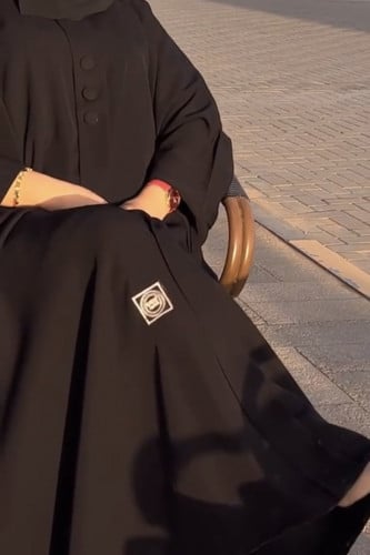 عبايه جيوب بقماش انترنت كويتي