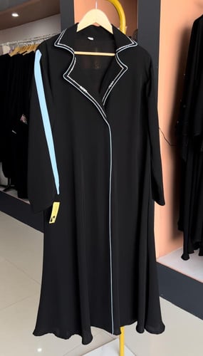 عبايه كويتي سماوي