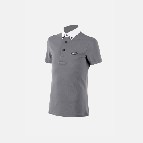 ATLAS 24W BOY'S RIDING POLO _ white