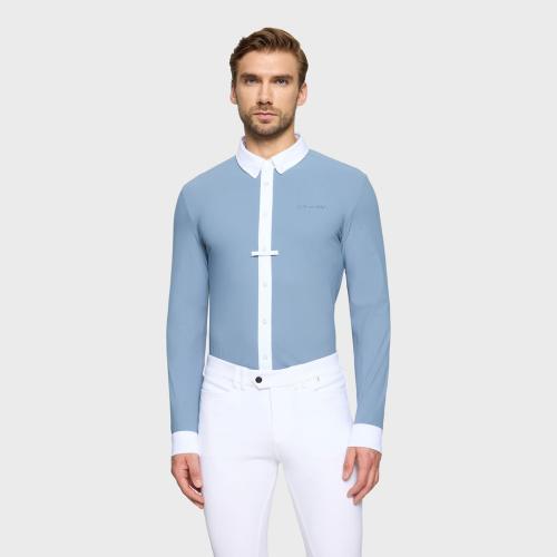 SMITH LS SHIRT - DUSTY BLUE