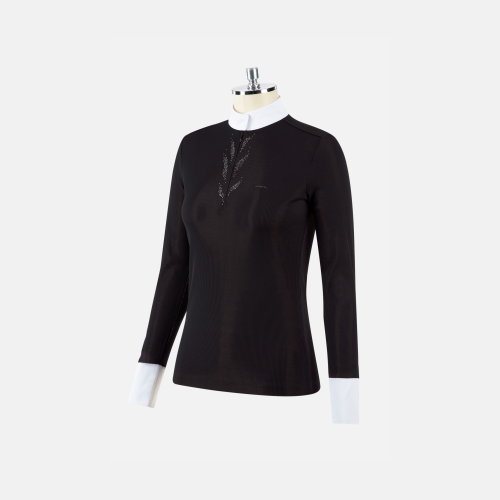 BIMACK 24W WOMAN'S RIDING POLO _ BLACK