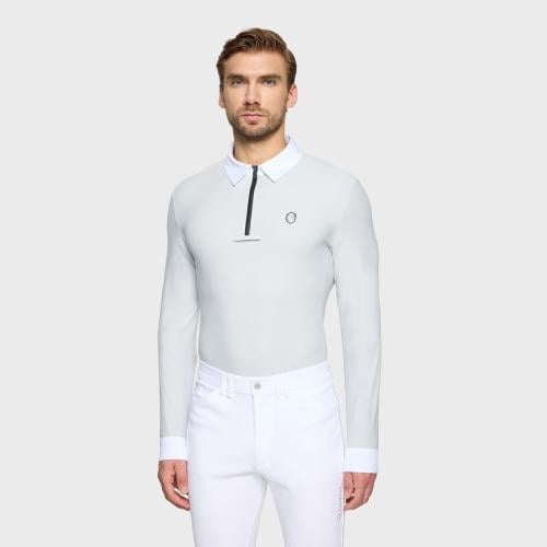 HENRI LS SHIRT - PEARL GRAY