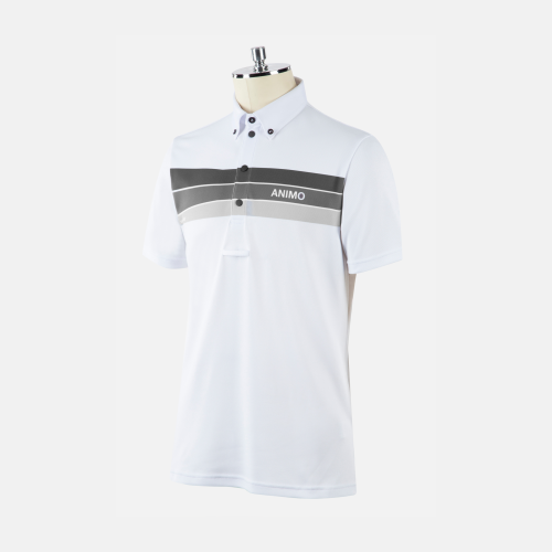 APACHE 24W MAN'S RIDING POLO _ WHITE