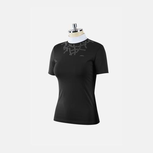 BAKLAVA 24W WOMAN'S RIDING POLO _ BLACK