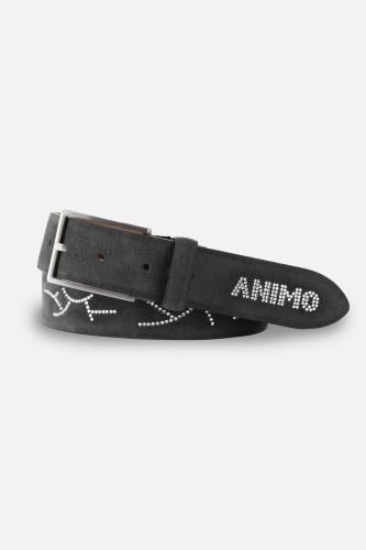 HOLIN LEATHER BELT - black