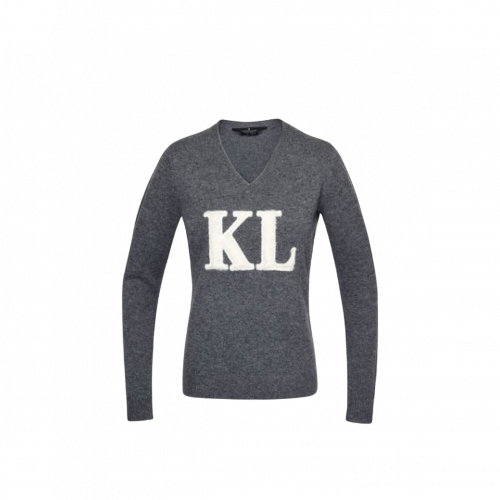 KLnella Ladies Knitted V-neck Sweater