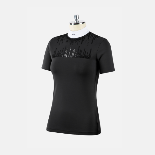 BOULEVARD 24W WOMAN'S RIDING POLO _ BLACK