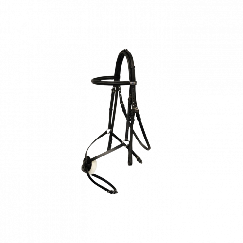 Snaffle Bridle 2300 Leitrim - Mexican (ebony)