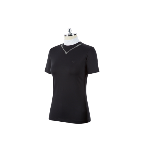 animo beles polo shirt -black