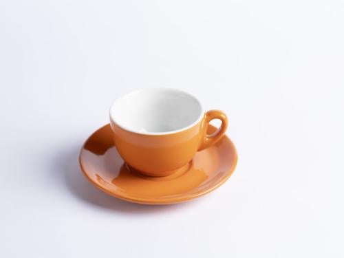 كوب فلات وايت IPA ديزاين بيروجا برتقالي ثنائي اللو...