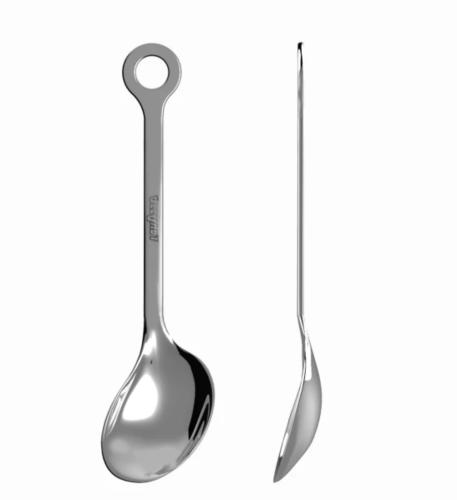 ملعقة اسبريسو من لافازا الإيطالية بتصميم الدائرة ا...