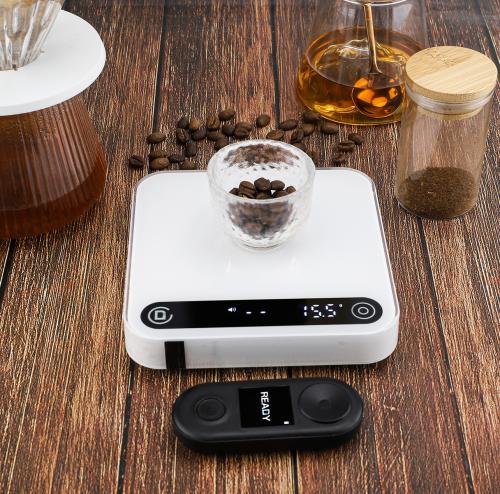 ميزان قهوة من شركة دايفلويد الذكي لون ابيض