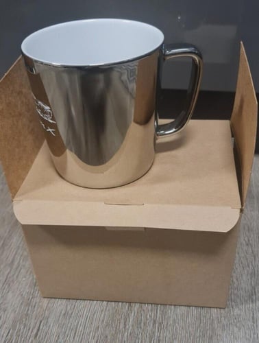 كوب قهوة ذكرى بورش 75 عام فضي 500 مل نسخة من 5000...