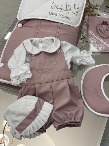 طقم مواليد لحمي 6 قطع