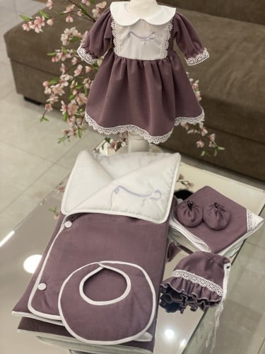 طقم مواليد شتوي 6 قطع