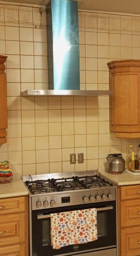 شفاط MASTERgas ماستر جاز - حرف T - المقاس 90 سم- م...