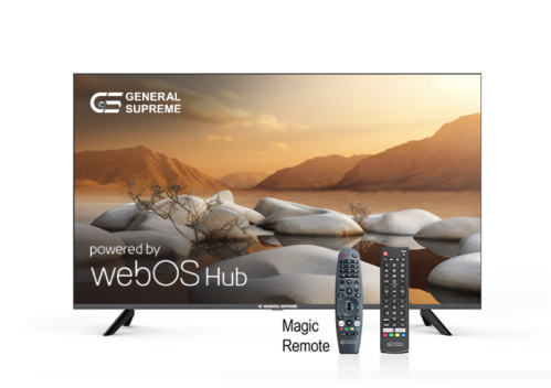 شاشة جنرال سوبريم 65 بوصه، فائقة الدقة (4K-UHD)، س...