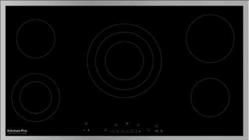 سطح كيتشن برو kitchen pro - شعلات 5 كهرباء - تحكم...