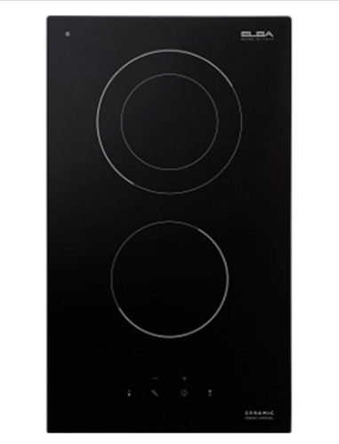 إلبا الايطالية موقد 2 شعلة كهرباء سيراميك لمس - 1...