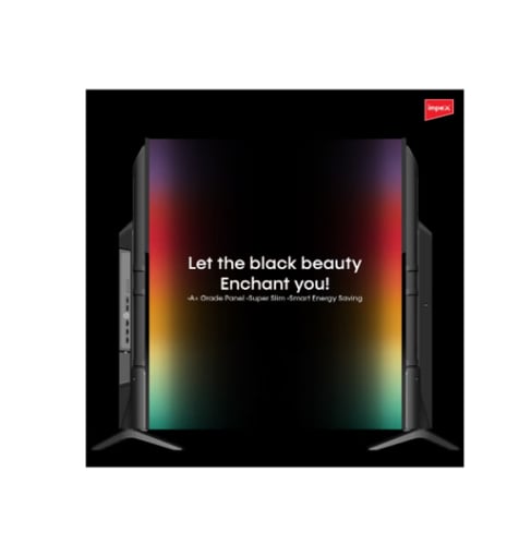 امبيكس - تلفزيون LED ذكي 58 بوصة UHD 4K - أندرويد،...