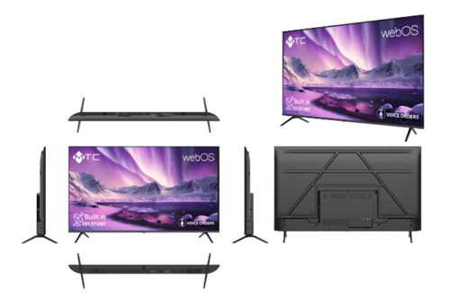 شاشة ام تي سي 85 بوصة Webos نظام تشغيل ال جي رسيفر...