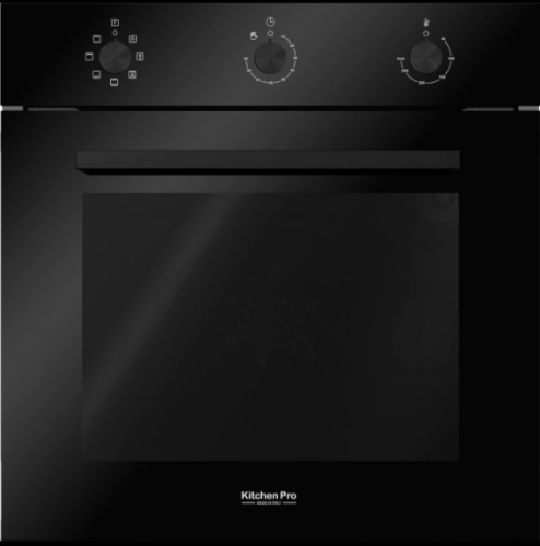 كيتشن برو Kitchen Pro - فرن كهرباء -60سم - اسود-7و...