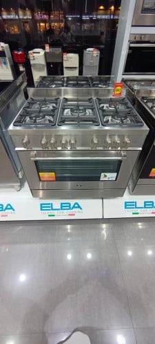 البا الايطالية فرن فري ستاند، 90 سم - 5 شعلات غاز...