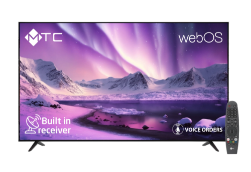 شاشة ام تي سي 85 بوصة Webos نظام تشغيل ال جي رسيفر...