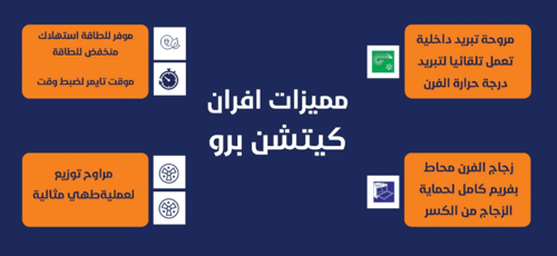 فرن kitchen pro كيتشن برو - كهرباء بلت ان استيل دي...