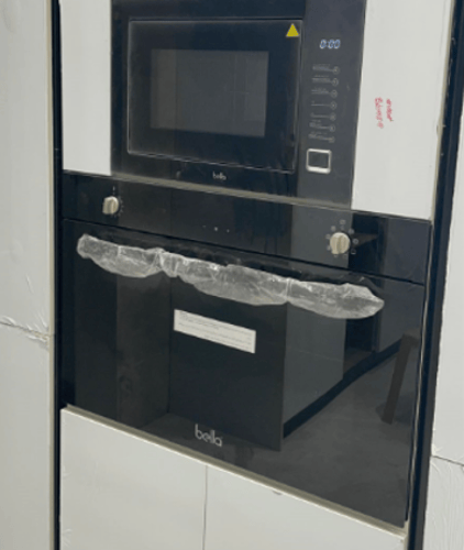 بيلا BELLA - فرن كهرباء 90 سم أسود. 9 وظائف للطهي....