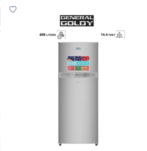 جنرال جولدي - ثلاجة بابين - 406 لتر - 14.4 قدم - ا...
