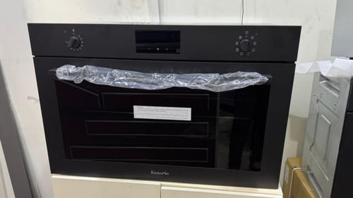 كيتشن نت - فرن كهربائي بلت ان 90 سم أسود - 2 مفاتي...