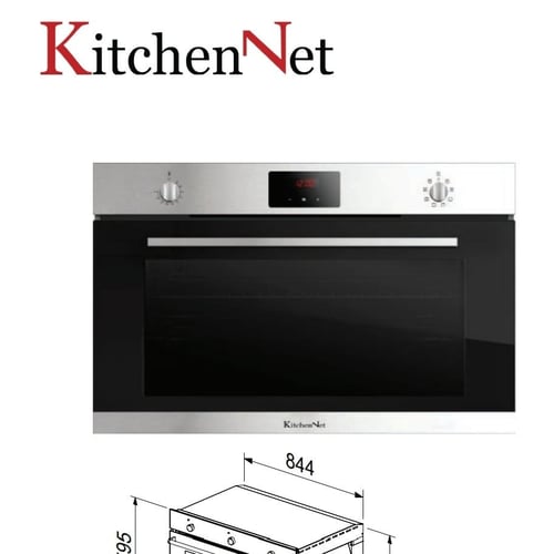 كيتشن نت Kitchen Net فرن كهربائي 90 سم - 9 وظائف -...