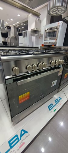 إلبا الايطالية فرن فري ستاند، 90 سم – غاز – خمس شع...
