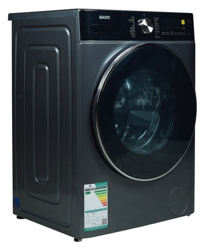 غسالة بيسك 10 كجم - تعبئة امامية - تجفيف 100 % - ا...