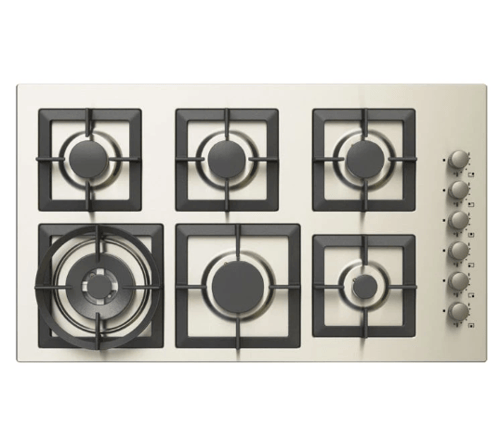 سطح كتشن لاين 90سم 6 عين غاز شبك منفصل هيفي ديوتي...