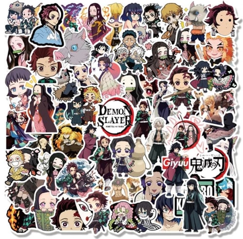 Demon Slayer (10) Stickers
