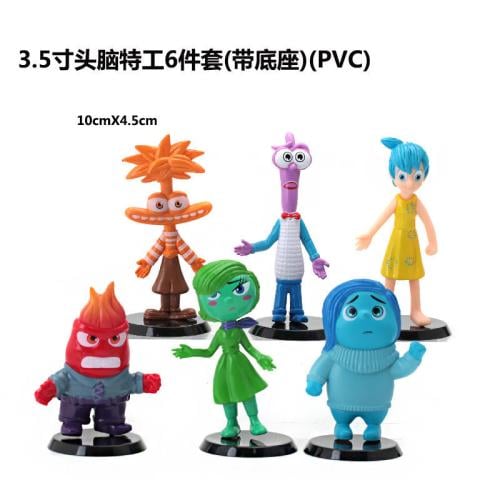 مجسمات شخصيات INSIDE OUT 6 قطع مجموعة